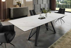 Callen Étkezőasztal Callen 160-200 cm fehér márvány kerámia