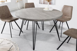 Shayla Design étkezőasztal Shayla 80 cm szürke mangó