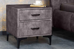 Bailey Design éjjeliszekrény Bailey sötétszürke bársony