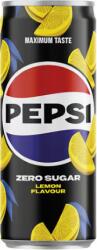 Pepsi Lemon Zero Sugar 0, 33L Dobozos DRS