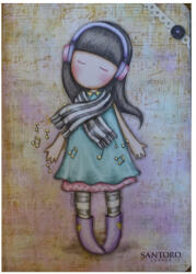 Santoro Santoro Gorjuss vonalas füzet, Music, 40+4 lap, A/5 - MAR MAR (PI_2018_203-0013_music)