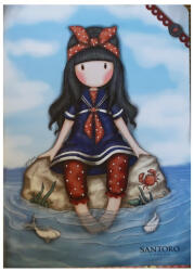 Santoro Santoro Gorjuss vonalas füzet, Kis hableány, 40+4 lap, A/5 - MAR MAR (PI_2018_203-0013_hab)