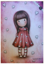 Santoro Santoro Gorjuss vonalas füzet, Szivecske Pink, 40+4 lap, A/5 - MAR MAR (PI_2018_203-0013_sziv)