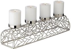 Edzard Ádventi gyertyatartó Milano L, ezüst- EDZARD