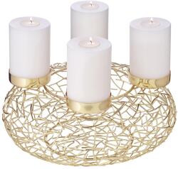 Edzard Adventi koszorú Milano Ø 34 cm, arany - EDZARD