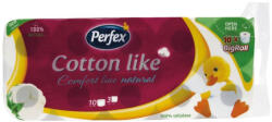 Perfex Toalettpapír 3 rétegű kistekercses 100% cellulóz 10 tekercs/csomag Cotton Like Comfort Line Natural Boni Perfex fehér (HT13407) - iroda-ellatas