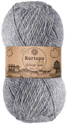  Kartopu Melange Wool fonal 9001 - Szürke melange
