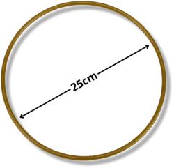 Fém karika arany 25cm