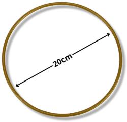 Fém karika arany 20cm