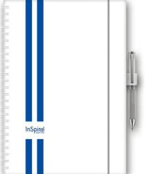 Dayliner Naptár, tervező, A5, heti, DAYLINER, "InSpiral GT", fehér-kék (DL7AG-ISFA5HE-GTFK)