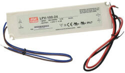 MEAN WELL LPV-100-24 IP67 190x52x37 mm 24V DC LED tápegység