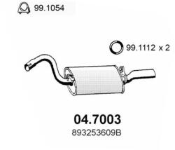 ASSO Toba esapament finala ASSO 04.7003 (04.7003)