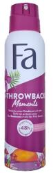 Fa deodorant spray 150ml throwback moments 48h smells like pink sunset