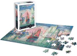 Sentosphère Puzzle 1000 darab - La Rochelle kikötőbejárata - Paul Signac