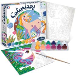 Sentosphère Colorizzy Számozott kifestő Egyszarvúk