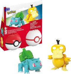 Pokémon Mattel Mega Pokemon - Bulbasaur & Psyduck Pokeballs (HXP14)