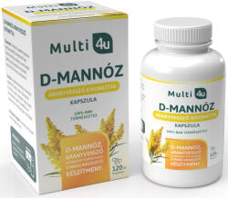 Multi 4U D-mannóz aranyvessző kivonattal kapszula 120 db