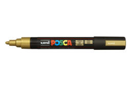 uni Dekormarker UNI POSCA PC-5M arany (2UPC5MA) - cartridge