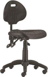 Antares Műanyag háttámlás munkaszék 1290 fekete (BBSZV389)