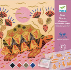 DJECO Joc creativ cu stampile - Modele si animale (DJ08966)