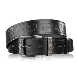 BRØDRENE Brødrene Férfi bőr öv Magnum 130 cm | fekete