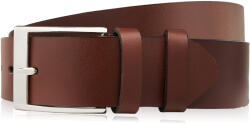 Paolo Peruzzi Férfi bőr öv ezüst csattal 130 cm | Barna - top-brands - 7 715 Ft