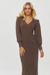 Makadamia Macadamia Egyenes szabású midi ruha M848 | csokoládé