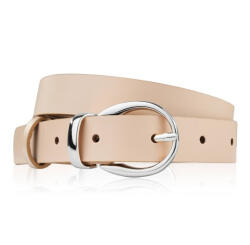 BRØDRENE Brødrene Női bőr öv 125 cm | bézs - top-brands - 6 231 Ft