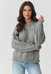 Makadamia Női moher és gyapjú pulóver | szürke melange