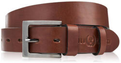 Paolo Peruzzi férfi prémium minőségű bőröv klasszikus csattal, elegáns 110 cm | konyakszínű