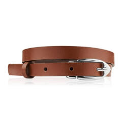 BRØDRENE Brødrene női bőr öv 120 cm | barna - top-brands - 5 394 Ft