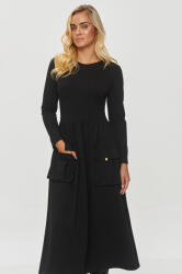 Makadamia ruha zsebekkel M843 | fekete