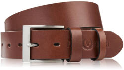 Paolo Peruzzi férfi prémium minőségű bőröv klasszikus csattal 110 cm | konyakszínű