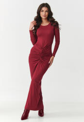 Makadamia Testhezálló maxi ruha | bordó