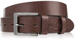 Paolo Peruzzi férfi prémium minőségű bőröv klasszikus csattal, elegáns 130 cm | barna