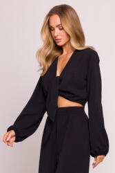 MOE Rövid blúz | fekete