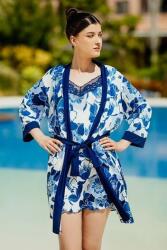 ELDAR Női viszkóz fürdőköpeny Edna | kék