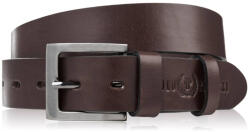 Paolo Peruzzi férfi prémium minőségű bőröv klasszikus csattal, elegáns 120 cm | sötétbarna