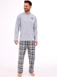 CORNETTE Férfi pizsama Explore | szürke