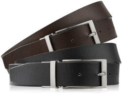 Paolo Peruzzi Férfi kétoldalas bőröv 105 cm | fekete-barna