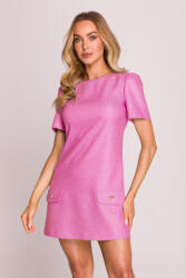 MOE M855 Mini sukienka trapezowa - fuksja | fuchsia