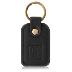 Paolo Peruzzi Bőr kulcstartó T-86-HBL | fekete