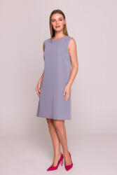 STYLOVE női ujjatlan ruha | Szürke