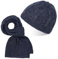Paolo Peruzzi Női sapka + sál szett ZZ-09-DB | sötétkék