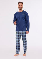 CORNETTE férfi pizsama Aspen | sötétkék