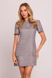 MOE Mini trapéz ruha M855 | grafit
