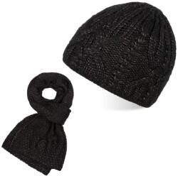 Paolo Peruzzi Női sapka + sál szett ZZ-13-BL | fekete