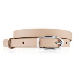BRØDRENE Brødrene Női bőr öv 125 cm | bézs - top-brands - 5 394 Ft
