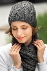 Paolo Peruzzi Női sapka + sál szett ZZ-12-GR | szürke