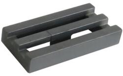 LEGO® Módosított csempe ezüst 1x2, rács alsó horonnyal (4619636)